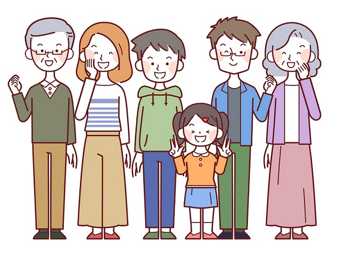 笑顔の人々