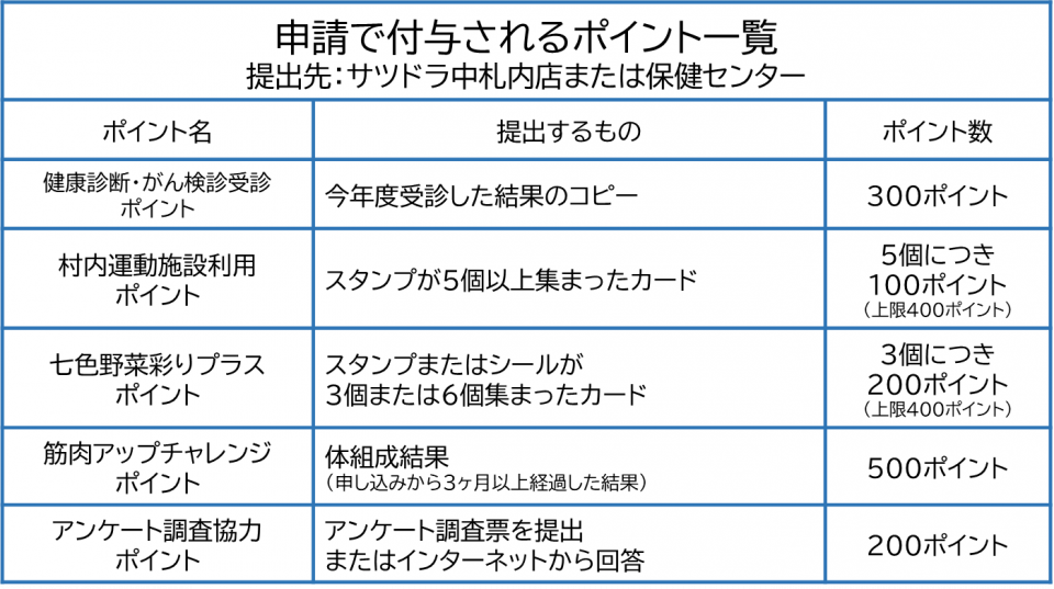 R6申請ポイント一覧