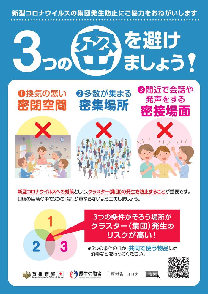 「3密」回避